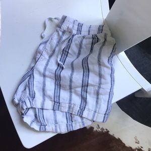 Striped Cloth Shorts